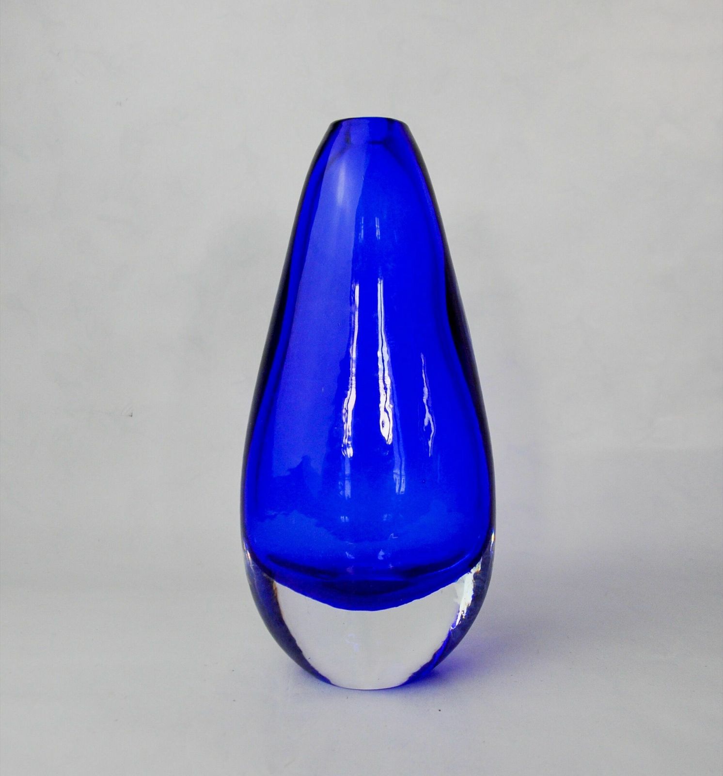 Blue Sommerso Vase By Seguso, Murano Glass, Italy, 1970 photo furniture