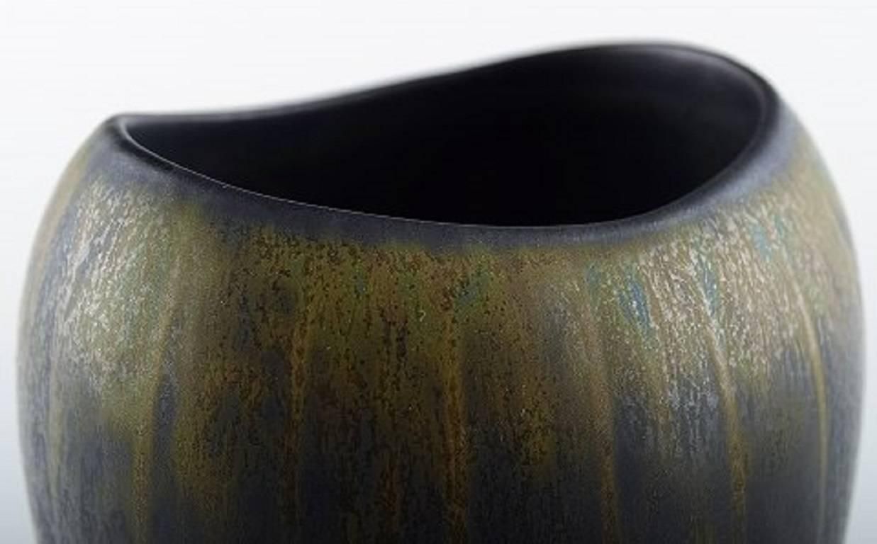 Gunnar Nylund, Rörstrand Vase In Ceramics, Beautiful Glaze photo furniture