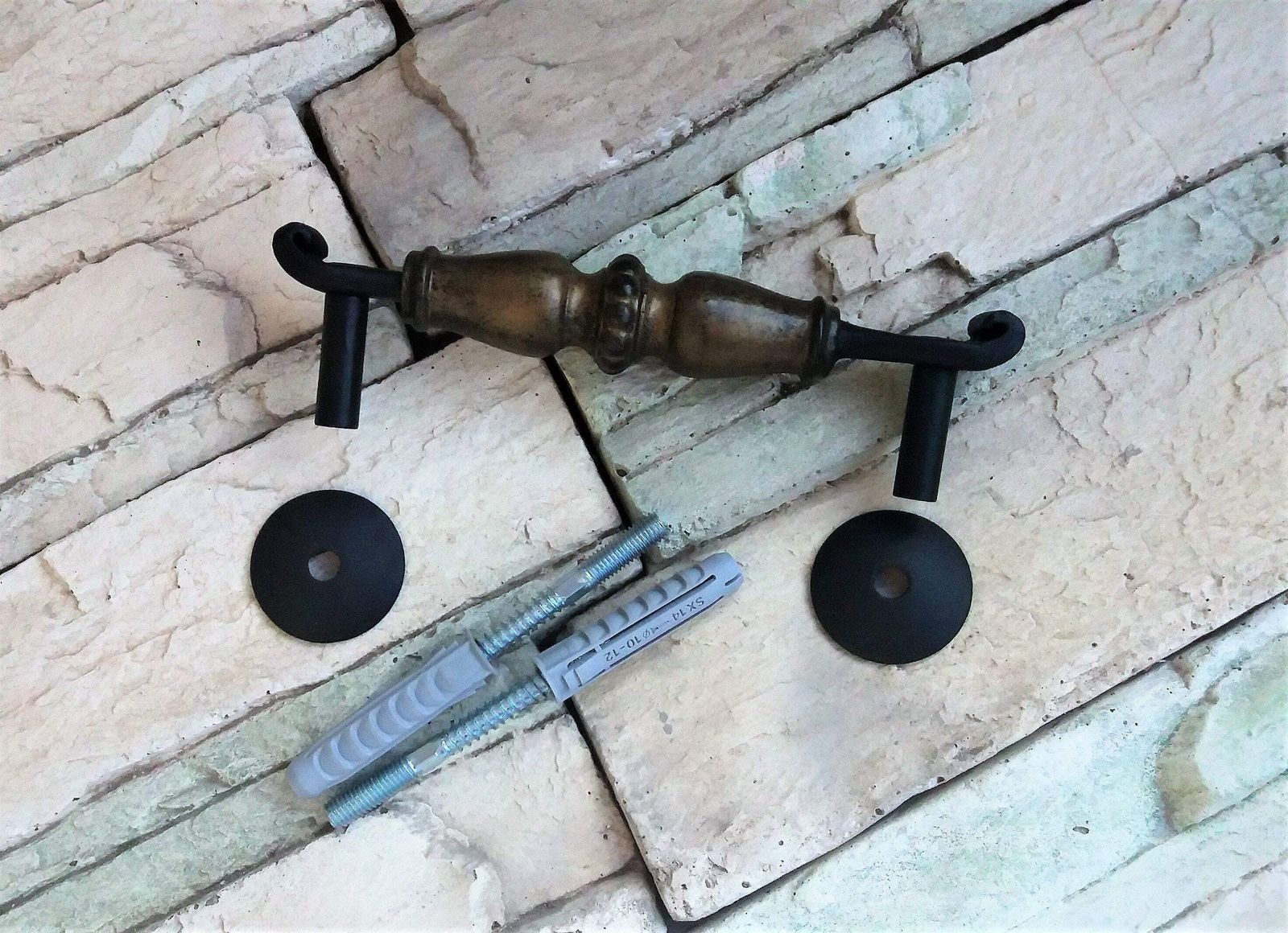 Pool Door Knobs,Door Handle, Wrought Iron Copper Patina, Rustic Style, Antique Style, House Decor