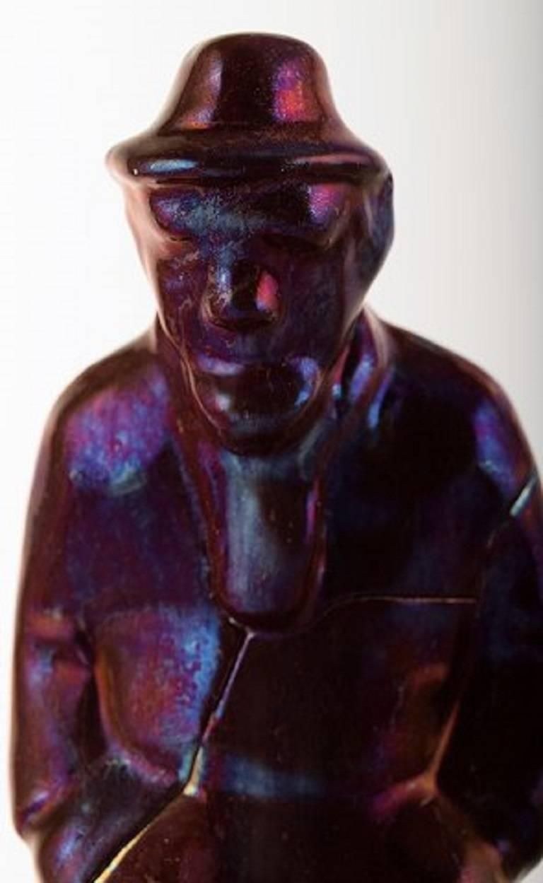 Large, Impressive Danish Private Collection, Figure Of Elderly Man Jens Petersen photo furniture