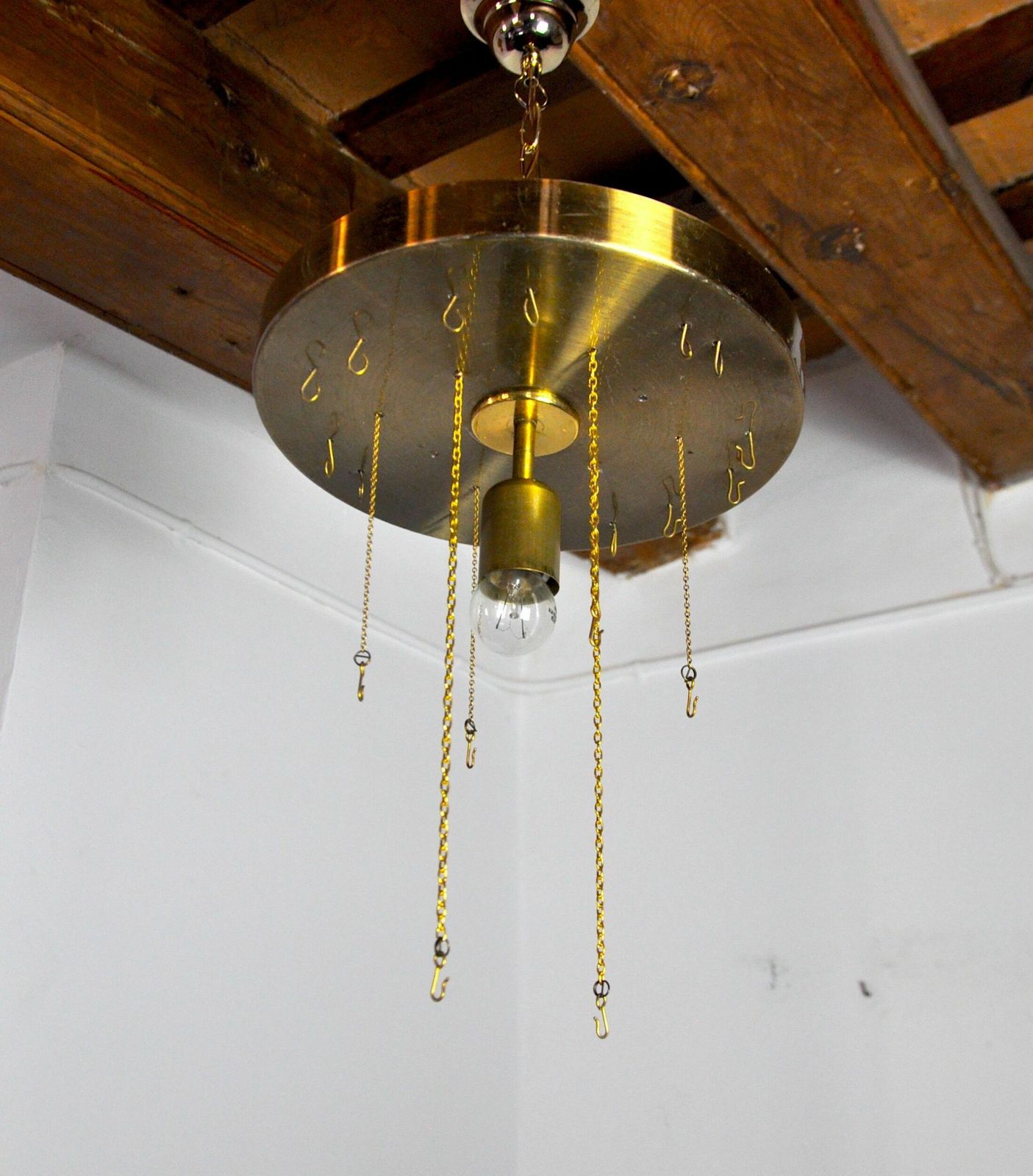 photo for sale Two Tone Cascade Chandelier By Zero Quattro, Orange And Transparent Murano Glass, Italy, 1970