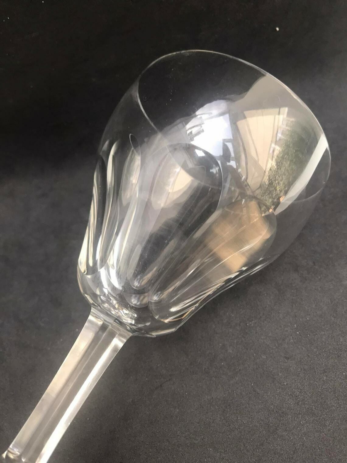 photo furniture Val Saint Lambert Riviera Clair 1 Wijnglas Coupe Vervangglas Kristal Vintage Cocktail Cadeau Antiek Belgisch