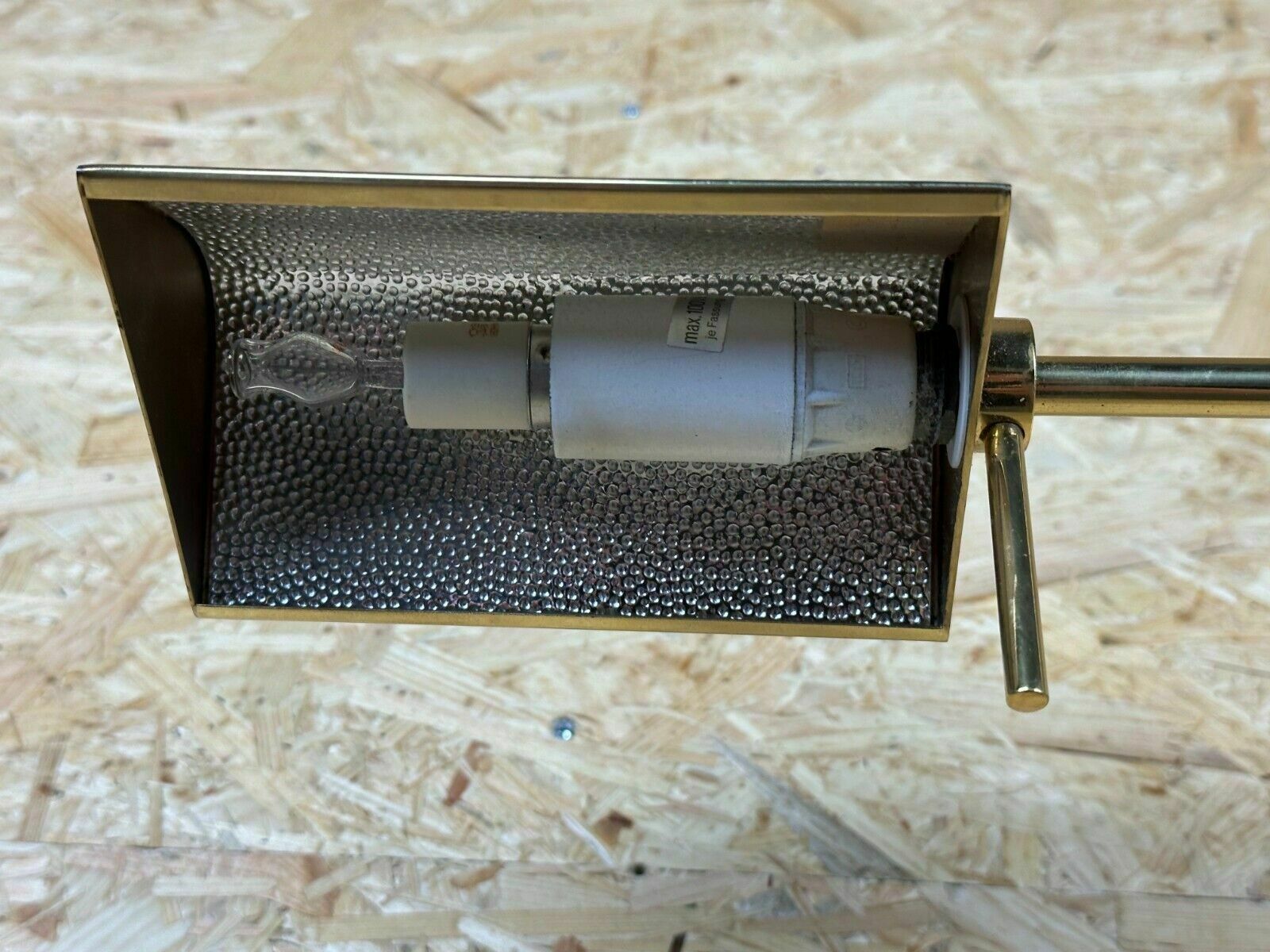 photo vinterior 60s 70s Wall Lamp Articulated Lamp Brass Relco Made In Italy Design