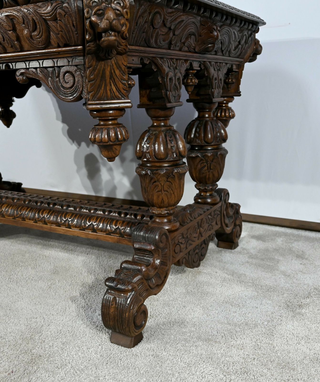 photo buy Desk In The Gothic Renaissance Style, Late 19th Century