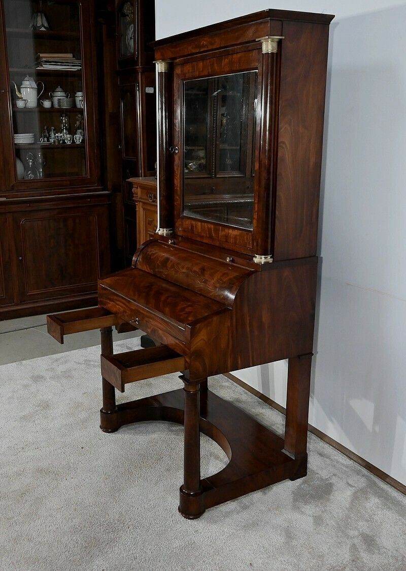 Small Cylinder Desk, Empire Period, Early 19th Century photo 6015.2