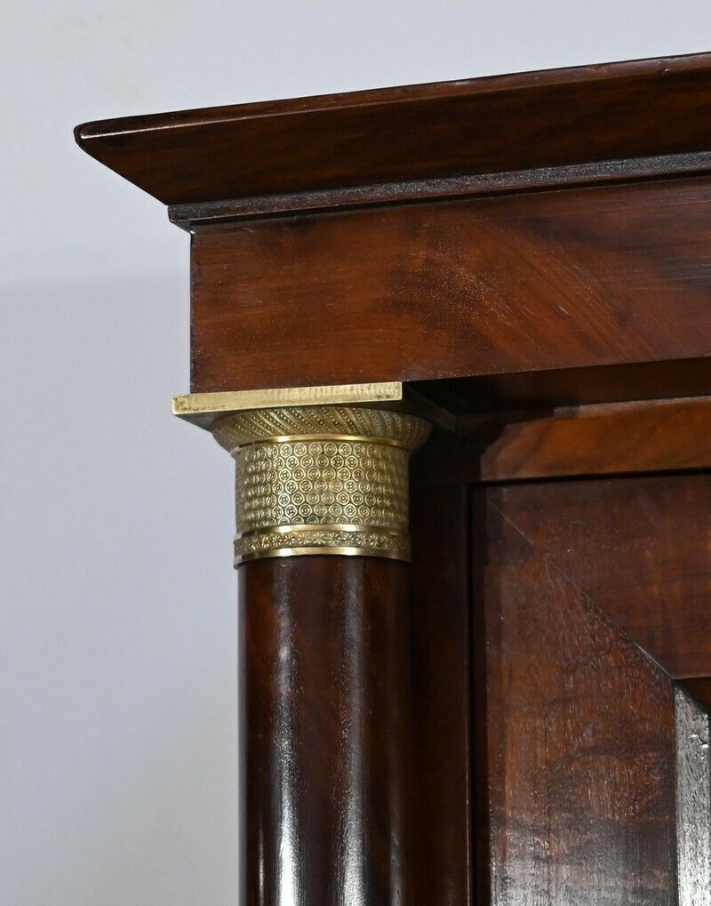 Small Cylinder Desk, Empire Period, Early 19th Century photo vintage