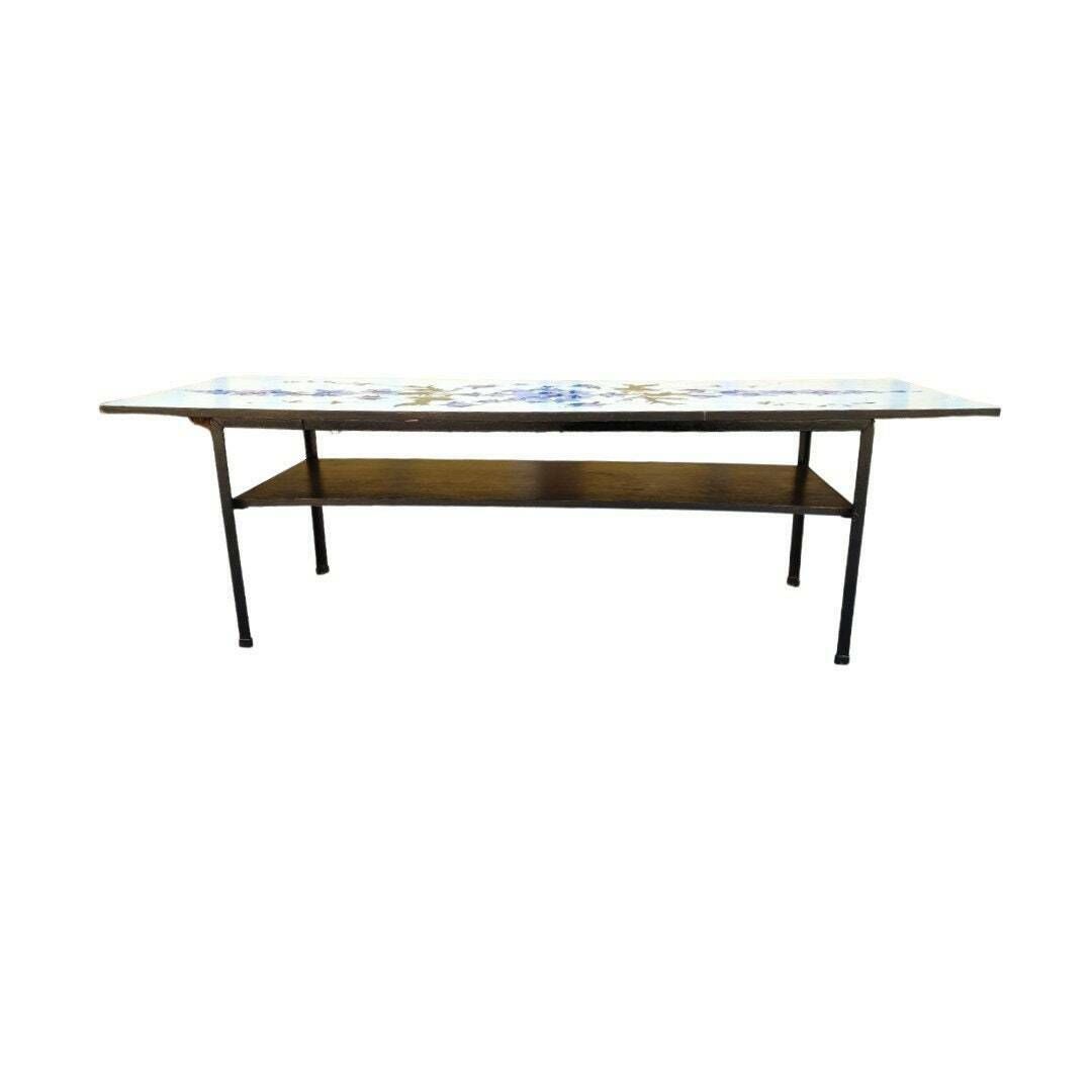 Mid Century Floral Design Coffee Table By John Piper For Terence Conran photo furniture