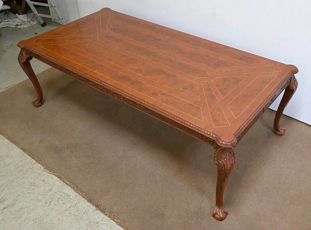 Important Rectangular Table, Chippendale Style, England   Mid 20th Century photo Furniture