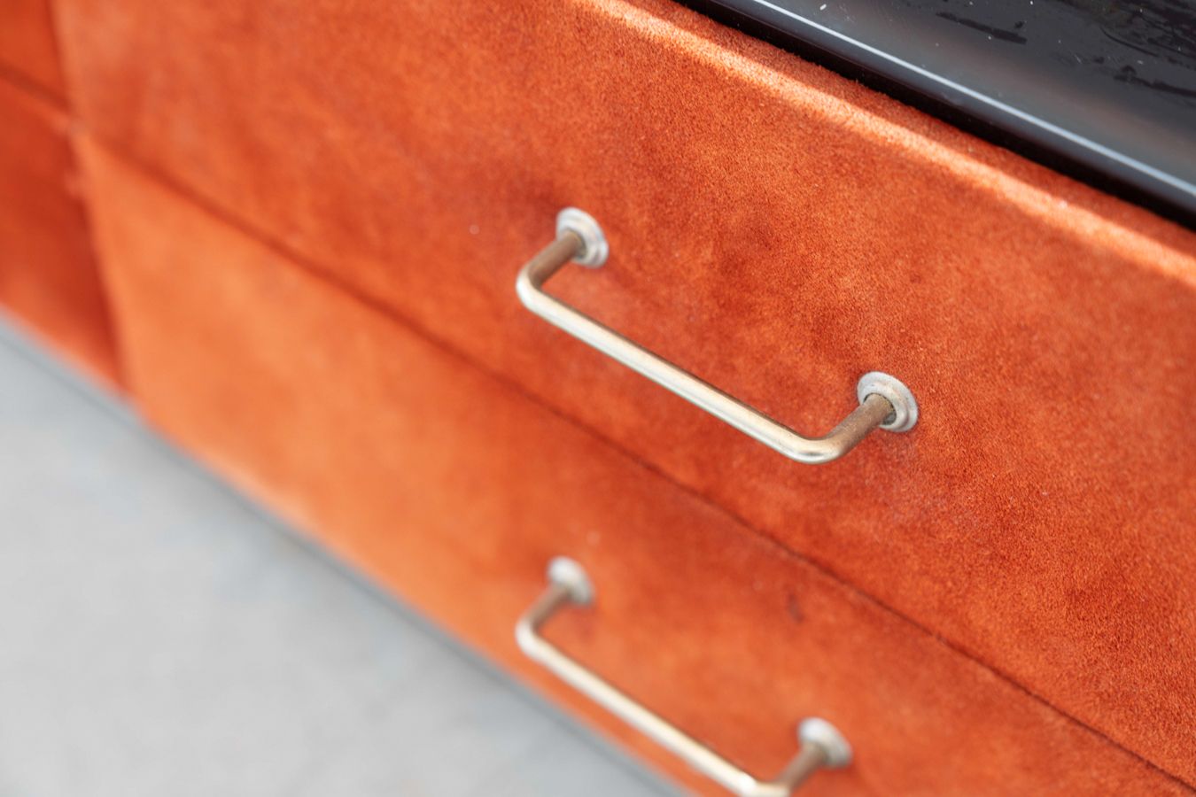 Dresser In Alcantara, 70s, 1970s photo buy