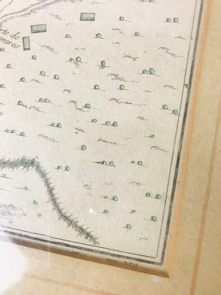 Antique Engraving Sea Chart Of French Guiana And The Island Of Cayenne   Nautical Navy Navigational Map   Bellin   Croisey photo Art