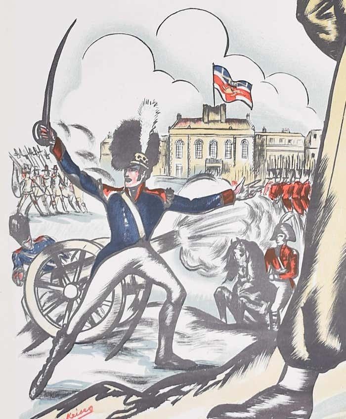 Honourable Artillery Company British Army Recruitment Poster By Anna Zinkeisen photo for sale