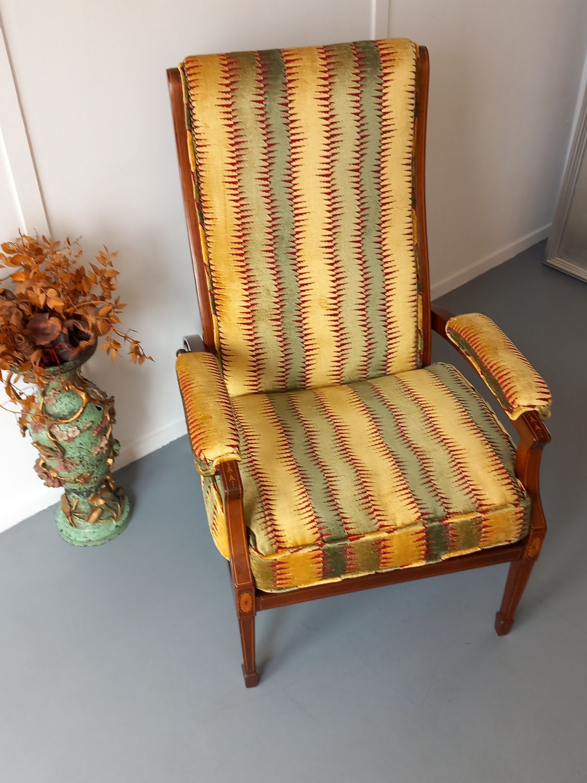 Recliner Armchair, 1910s, Mahogany photo furniture