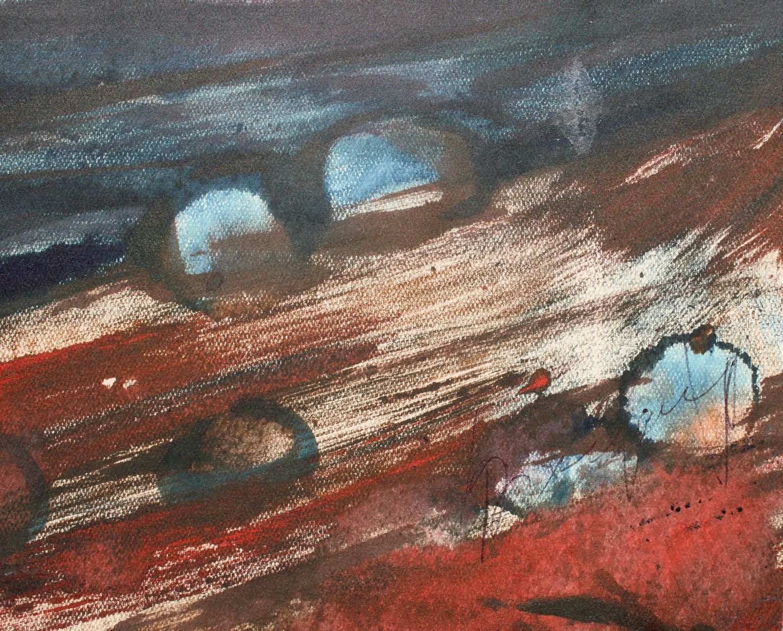 Dzidra Ezergaile On A Light Day By The Sea. 1966, Paper, Watercolour,  1966 photo furniture