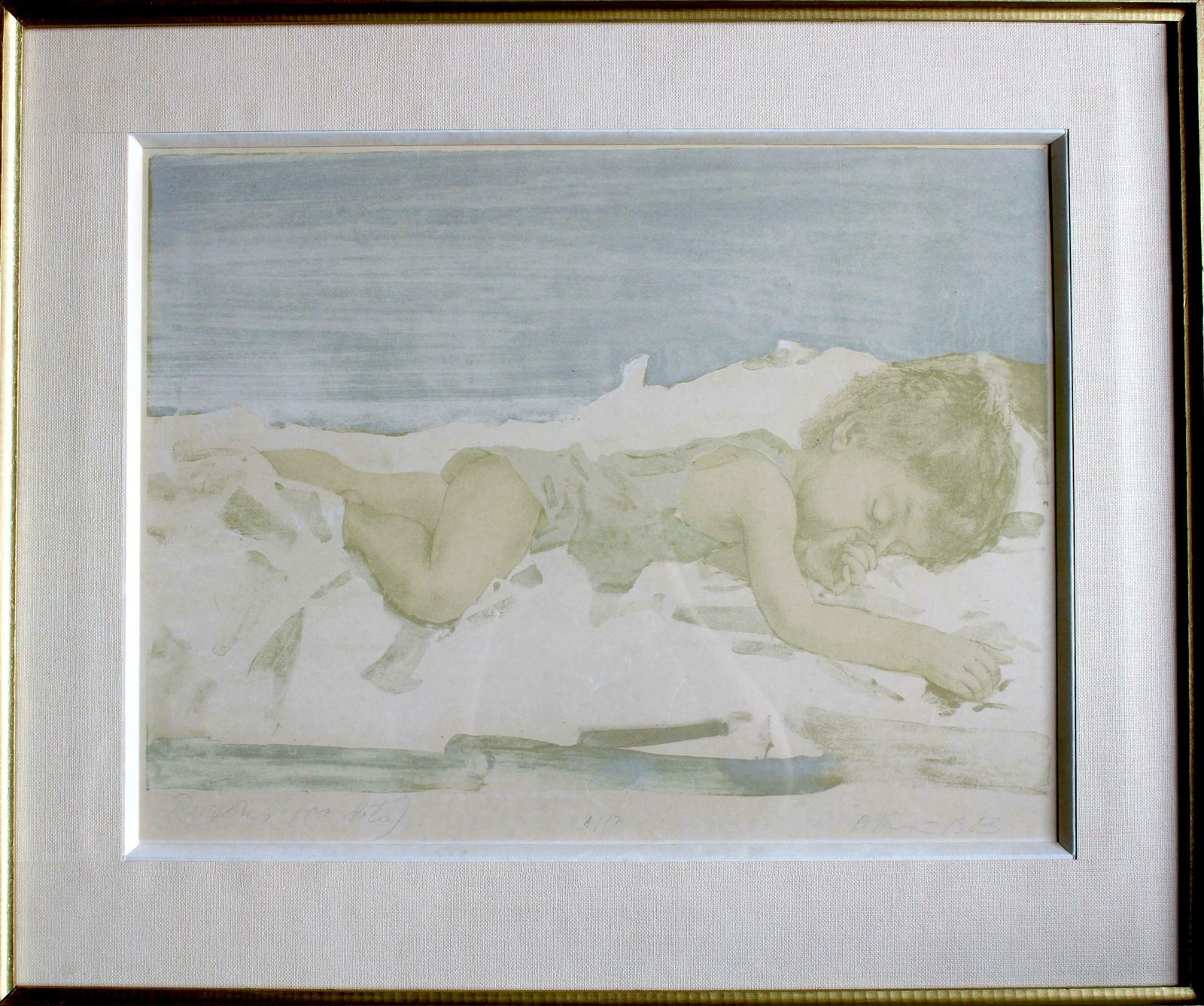 Banuta Ancane The Boy 1/17. 1983. Paper, Lithography, photo furniture