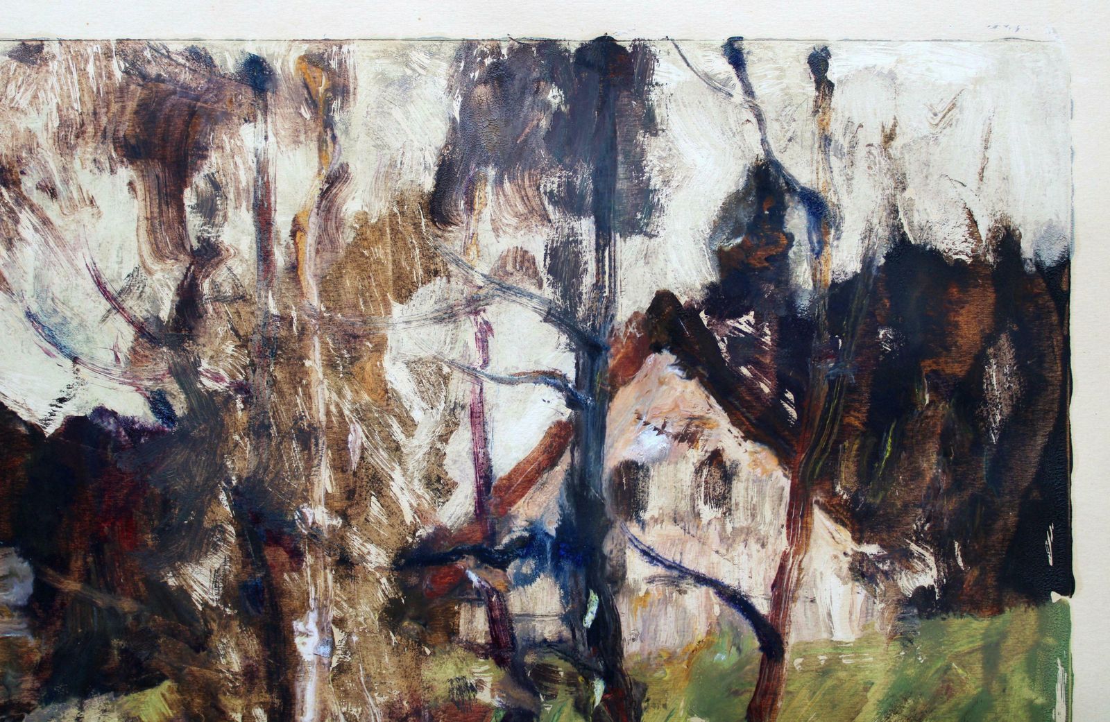 Edgars Vinters Late Autumn. 1972. Paper, Monotype photo Art