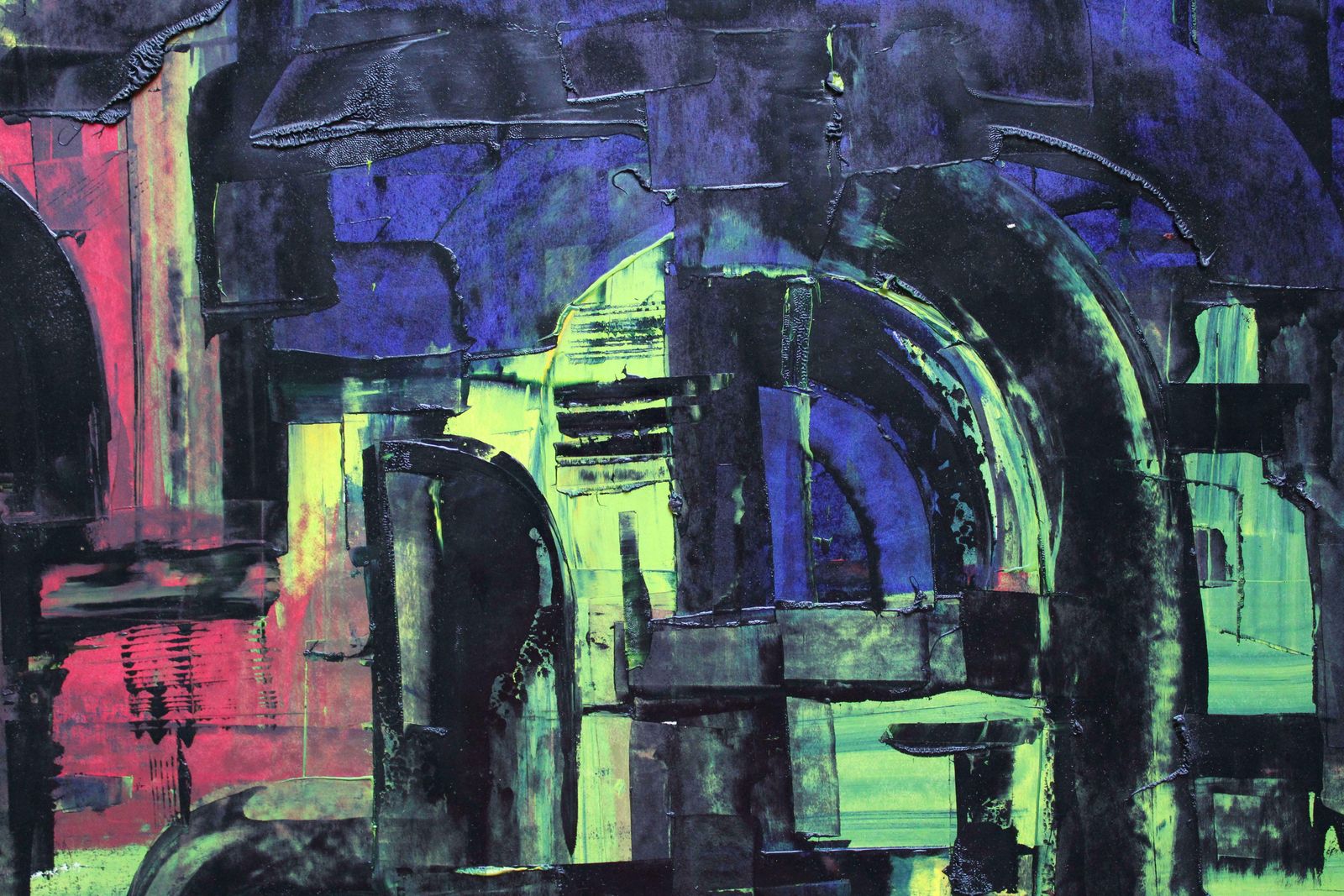 Nikolay Soikan City 13. 1966, Paper, Monotype, Varnish, photo vinterior