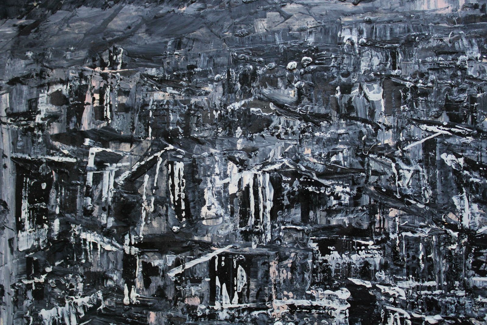 Nikolay Soikan City 7. 1964, Paper, Monotype, photo vinterior