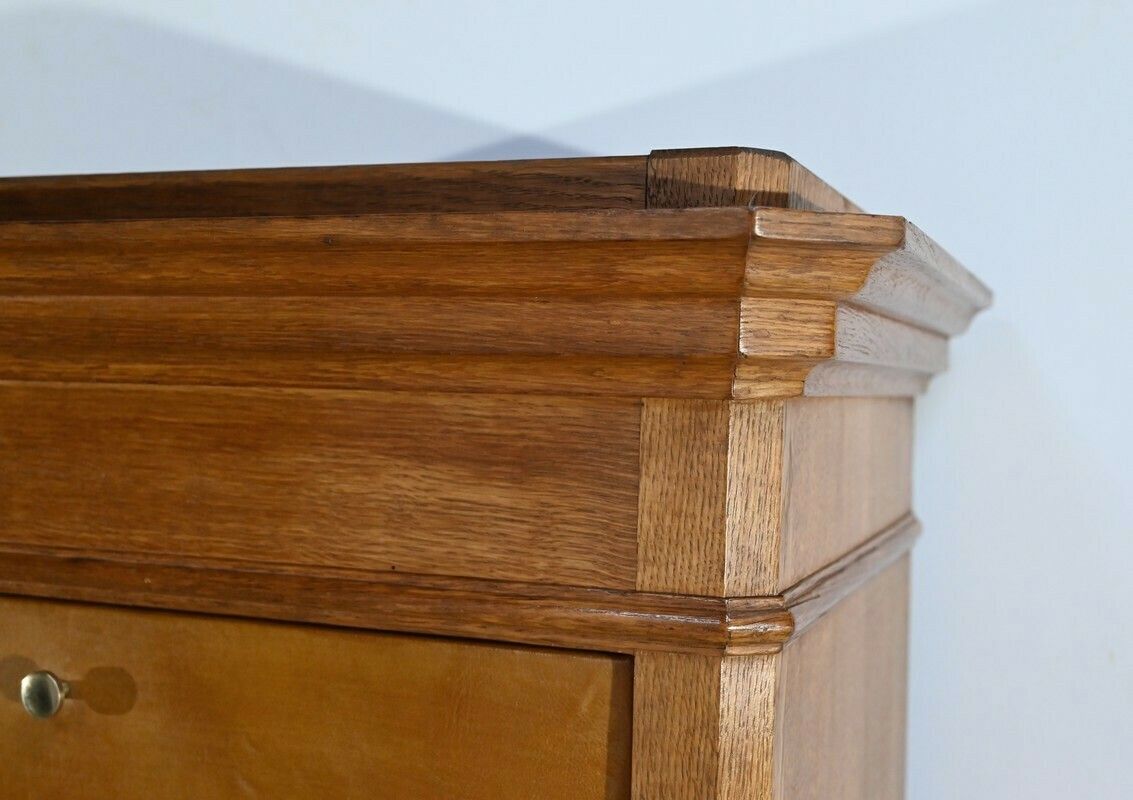 High Cartonnier In Light Oak – 1920 photo vintage