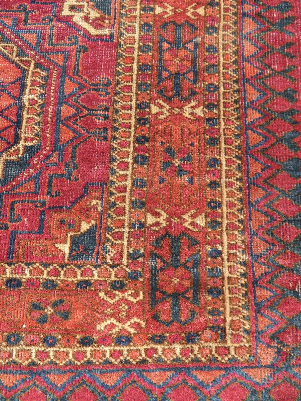 Textiles Early Antique Tekke Turkmen Turkoman Chuval Face. Salor/Saryk Design.Unusual.Mid 19th Century. photo