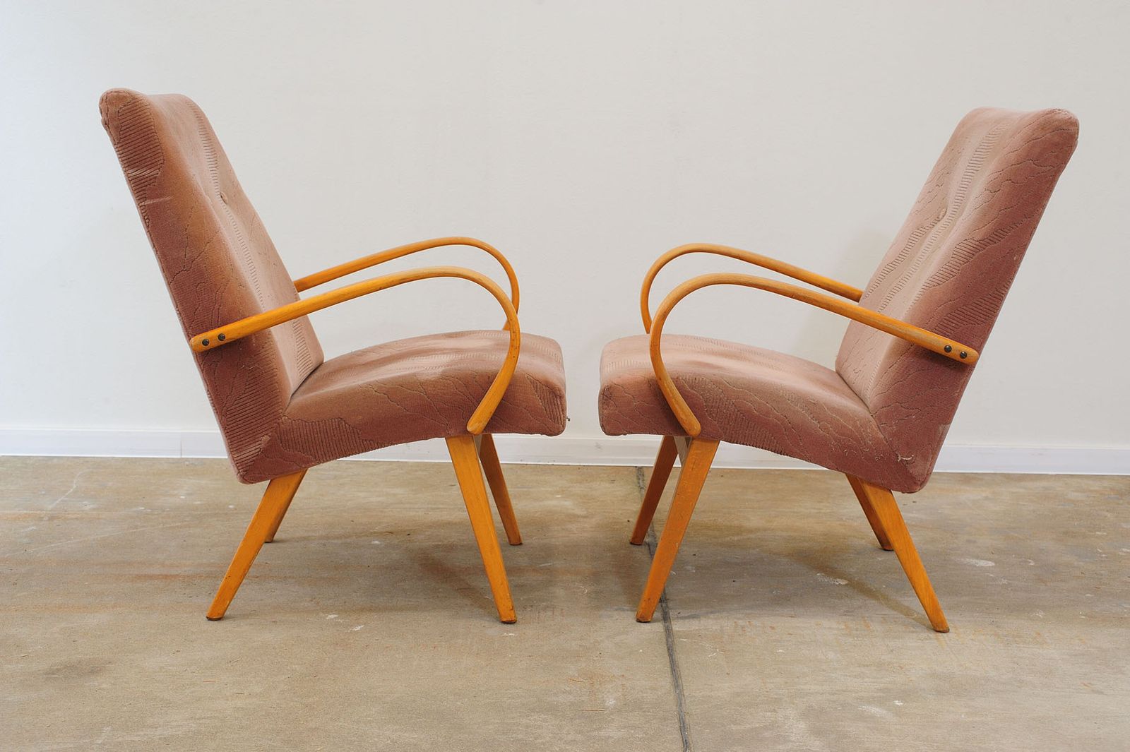 Pair Of Midcentury Armchairs By Jaroslav šmídek, 1960´S photo vinterior