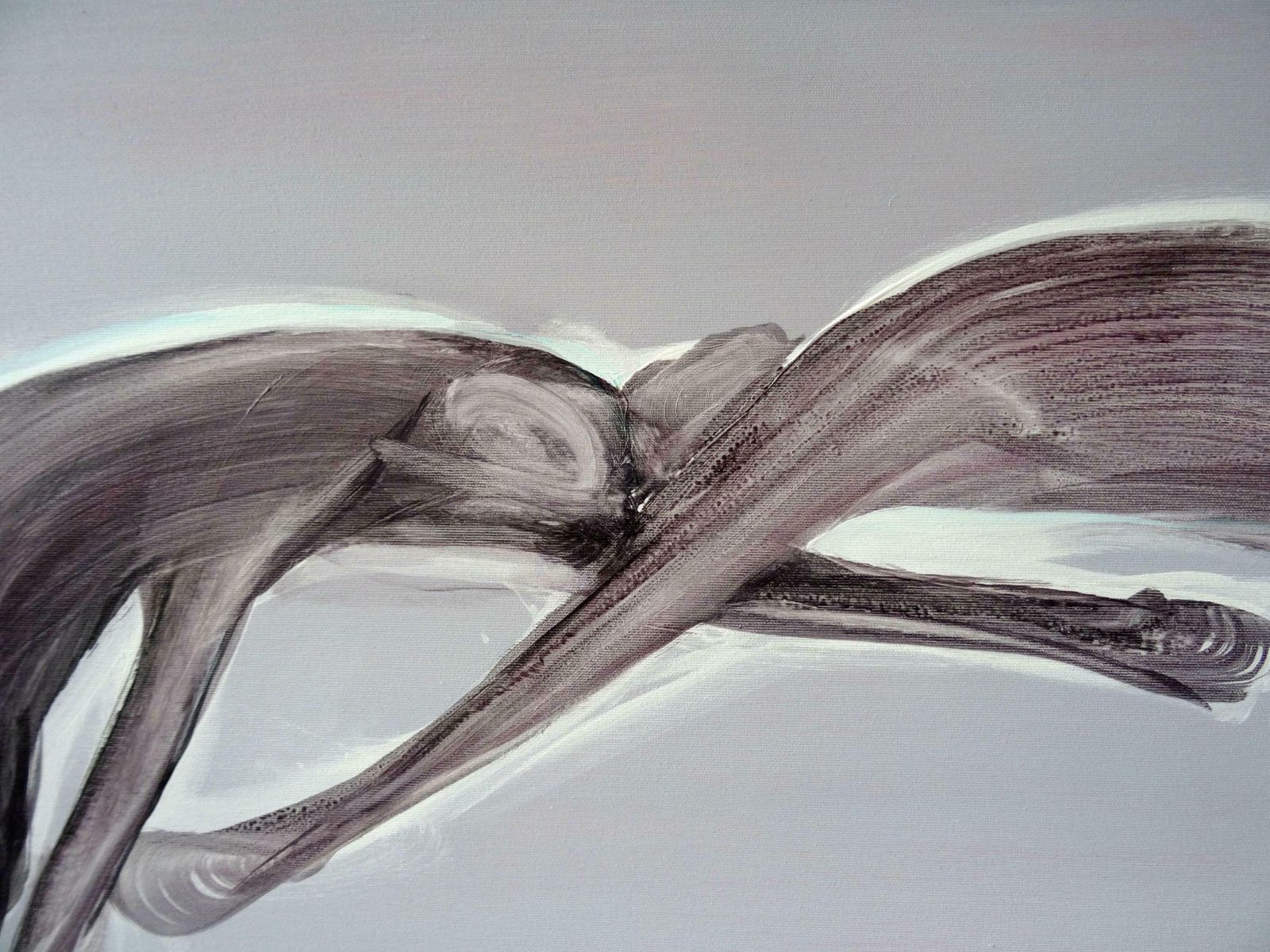 Irina Spakova Human Touch IV. 2019. Canvas, Acrylic, photo furniture