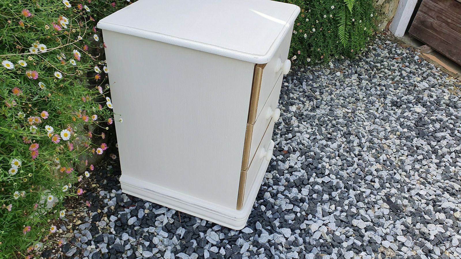 Top Quality Hand Painted In Farrow And Ball Bedside Table Chest Of Drawers Sustainable Scandinavian Pine photo 195.0