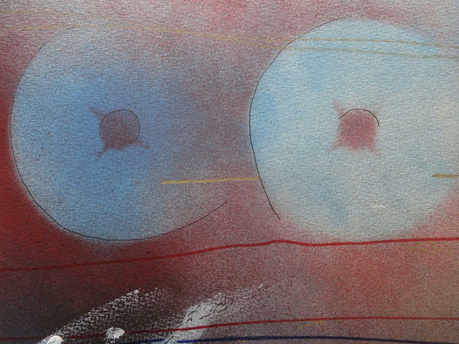 Maris Abilevs Road To Nowhere. 2020. Paper, Mixed Media Art, 38x50 Cm photo for sale