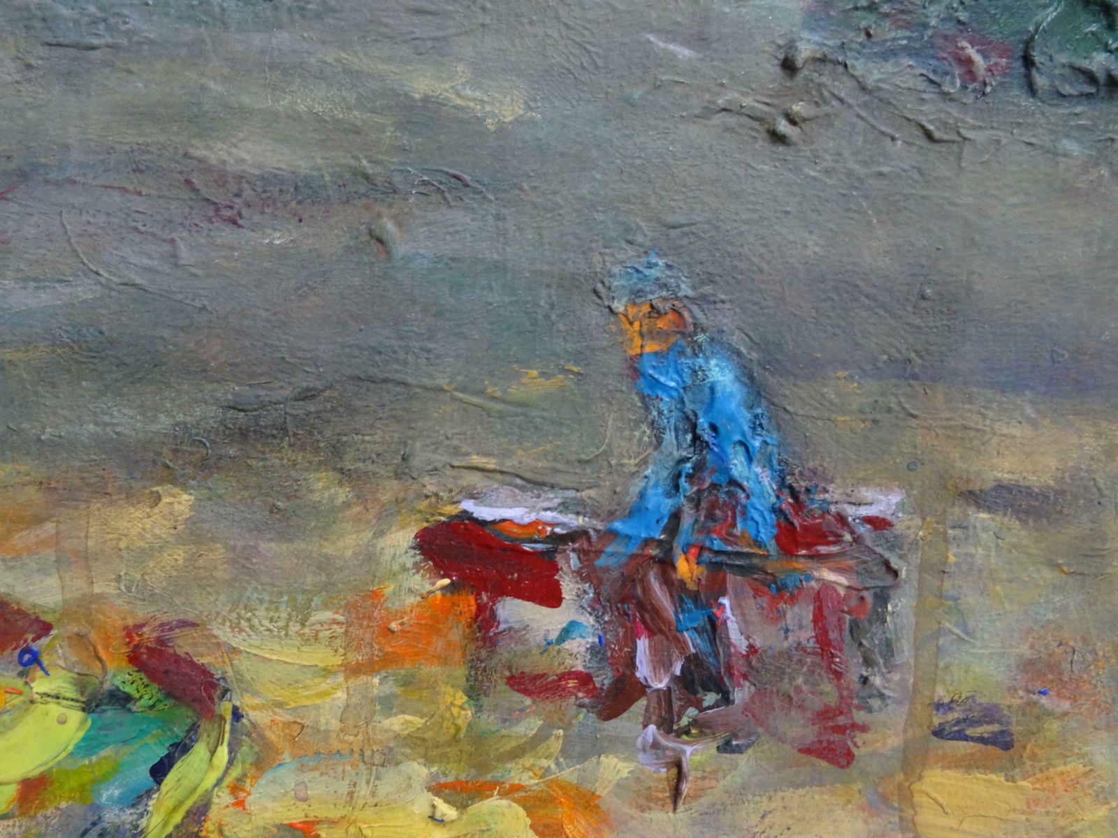Dzidra Bauma Old Town. Catherine ''S Square. 2011, Acrylic On Paper photo 1297.0
