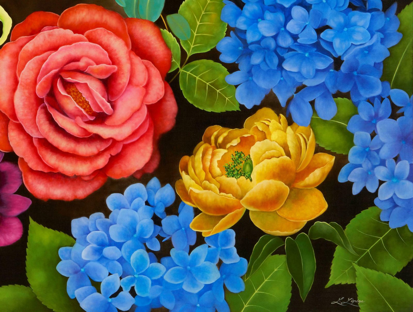 Liene Liepina Queen''S Garden, 2020. Oil On Canvas photo furniture