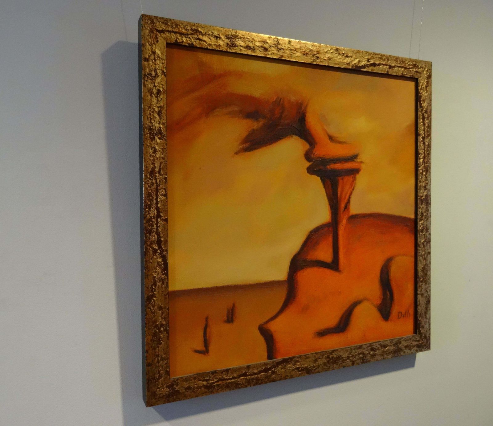 Biruta Delle On The Edge Of The Cliff. 2007, Oil On Canvas photo 1227.0