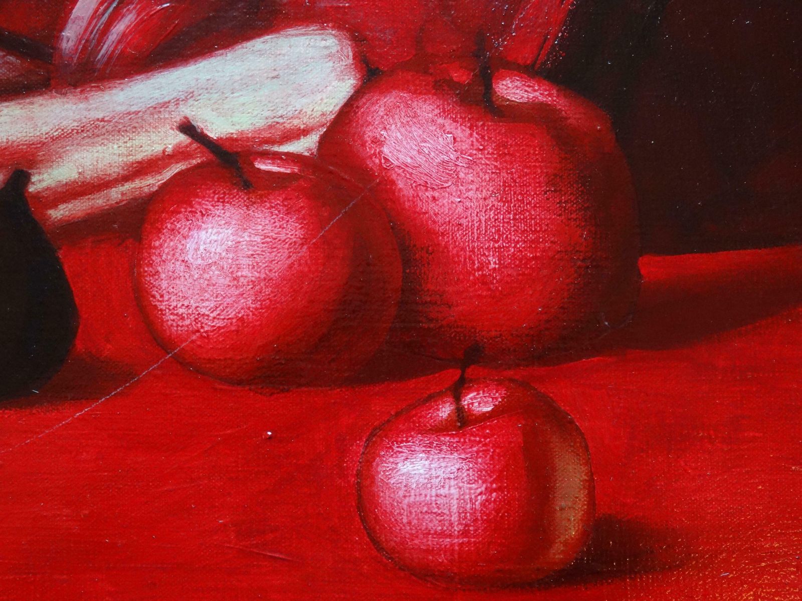 Kristine Kvitka Still Life With Onions. 2005, Oil On Canvas, photo Art