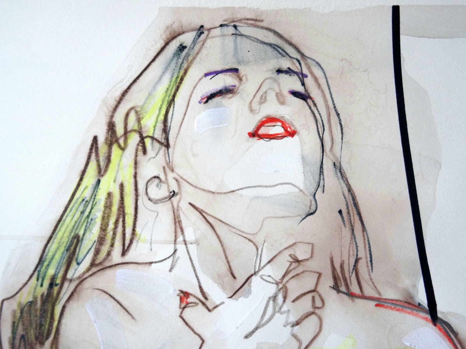 Maris Abilevs Morning. 2021. Paper, Mixed Media Art photo Art