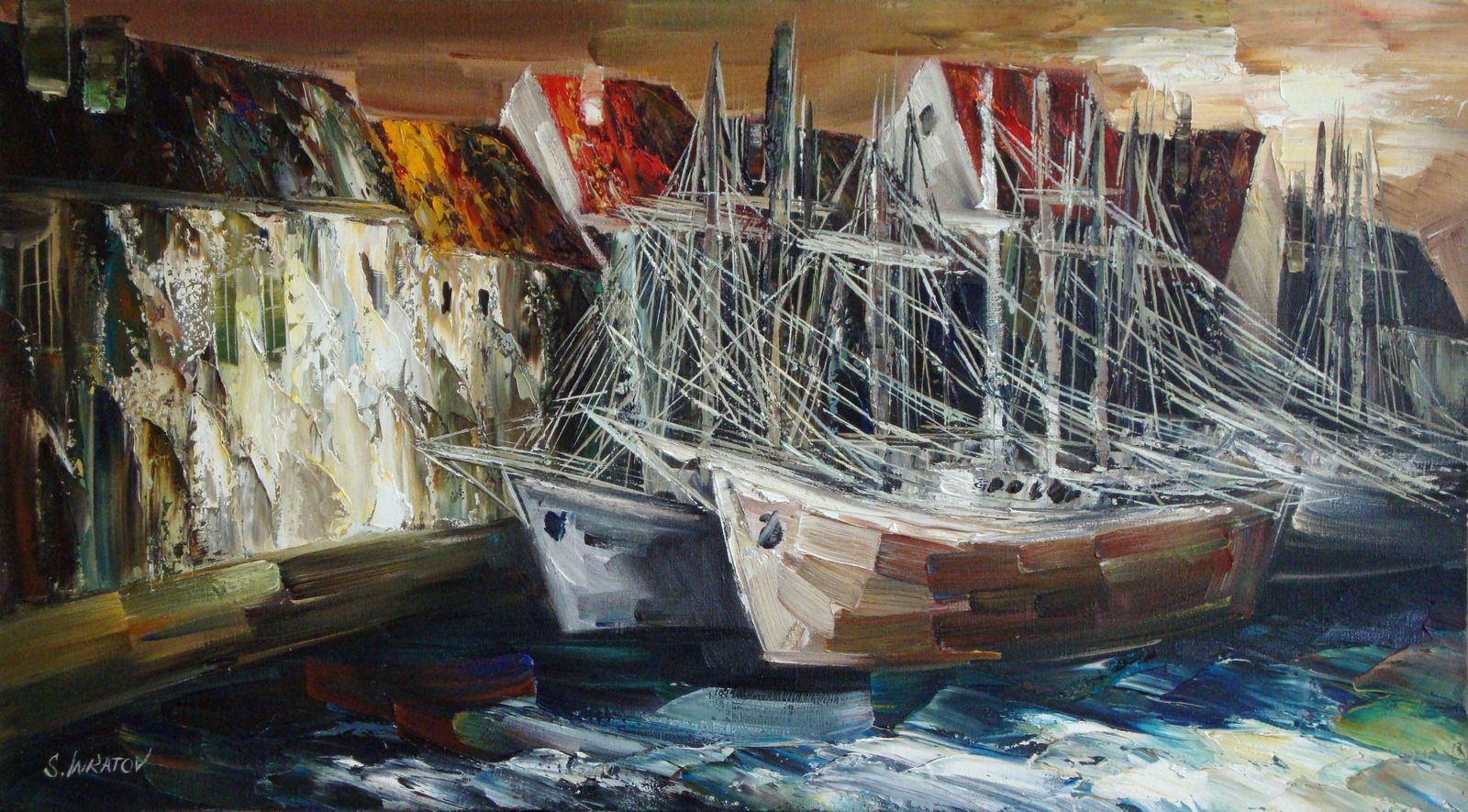 Sergey Inkatov Golden Sunset. 2009, Oil On Canvas