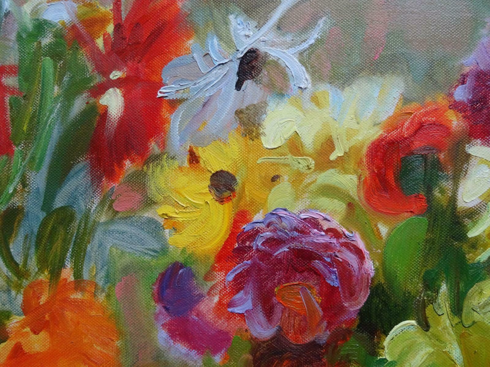 Valery Bayda Autumn Flowers. 2009. Oil On Canvas photo furniture