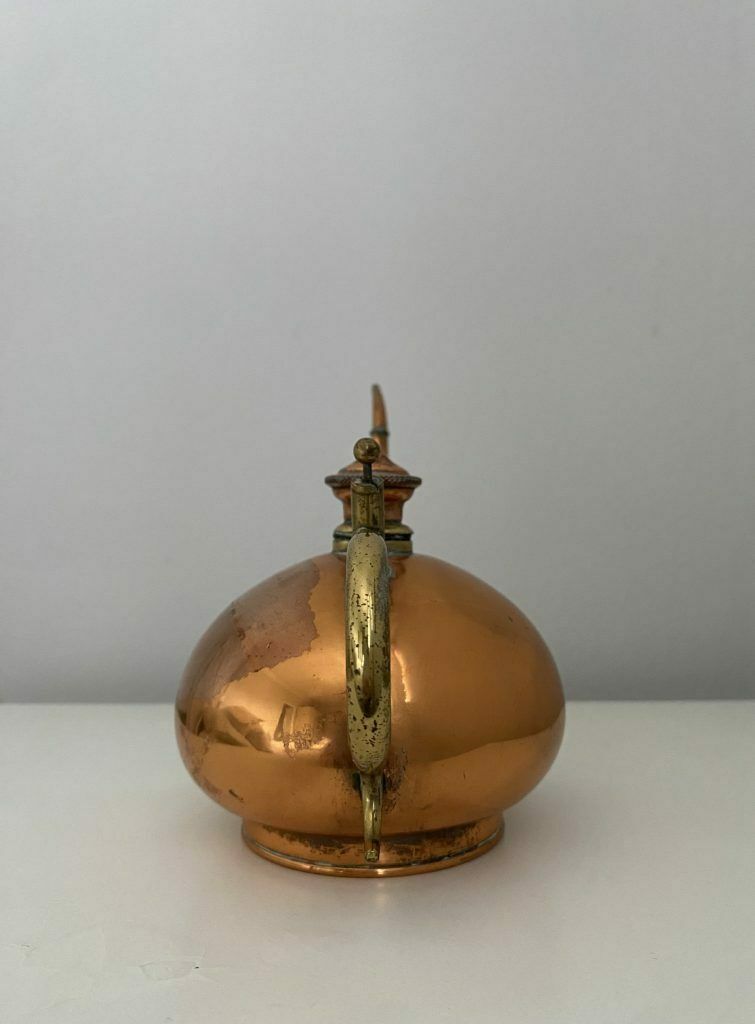 19c Antique Copper Oil Can By Sternau & Co photo buy