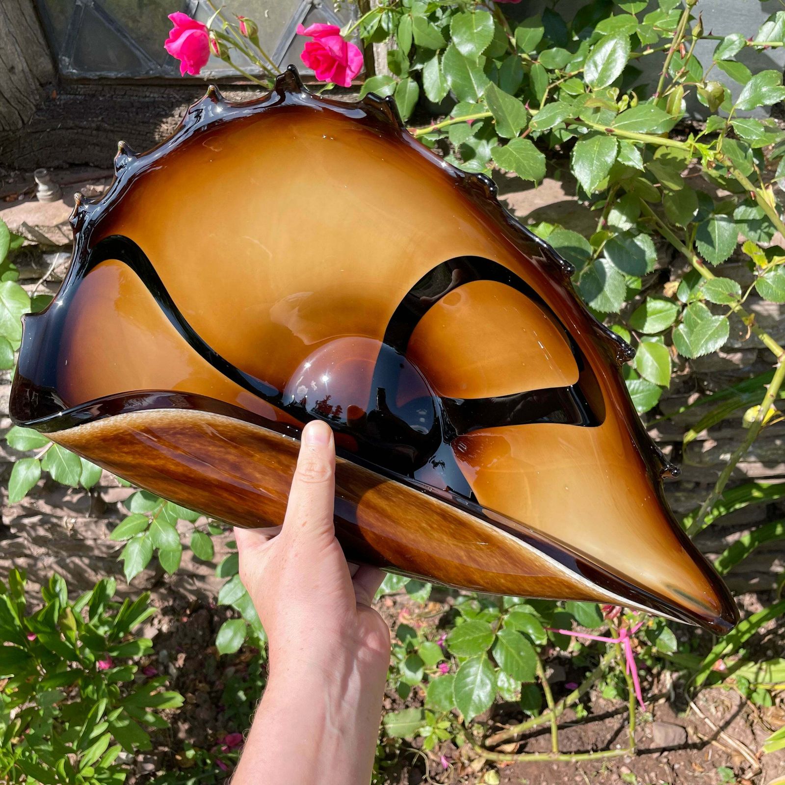 Glass Shell Centerpiece (Large) photo vinterior
