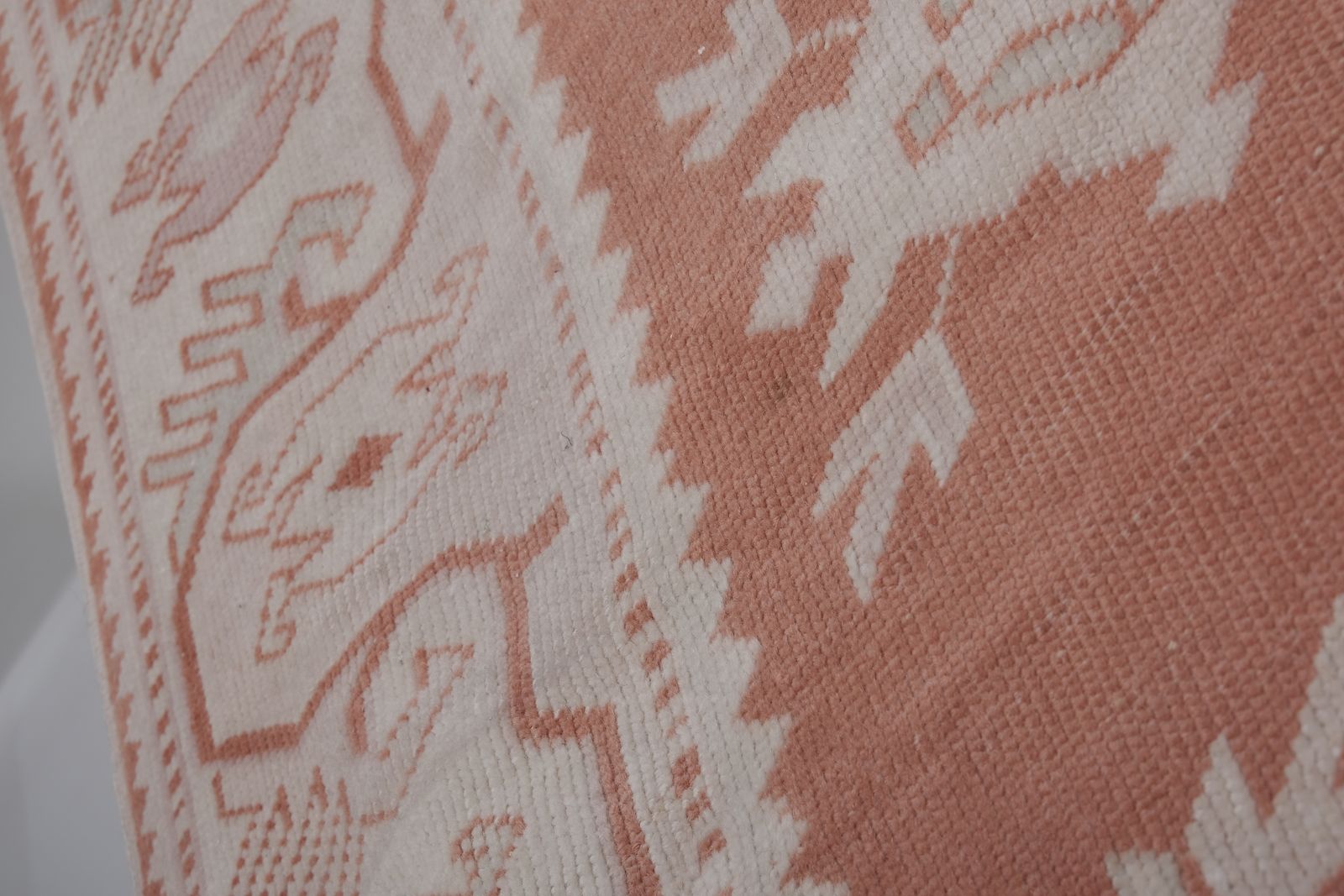 1960s Vintage Pastel Turkish Milas Runner Rug 2'11'' X 9'7'' photo 550.0