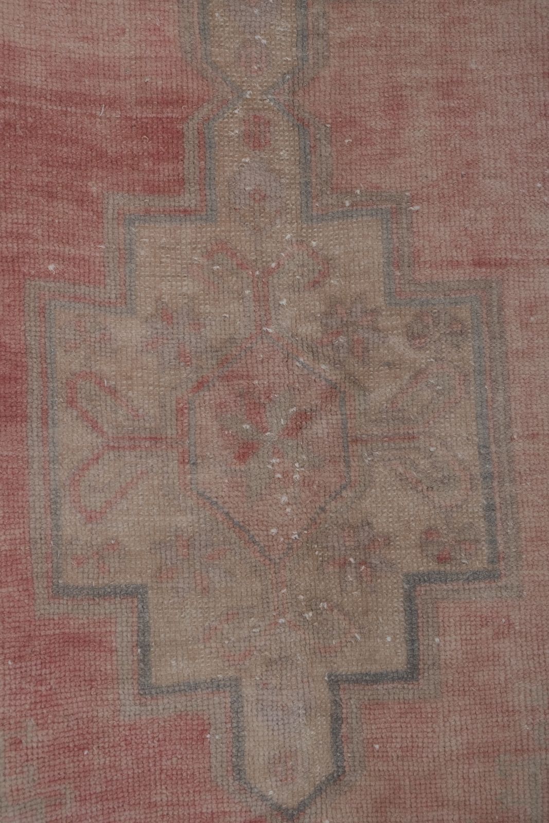 Vintage Faded Turkish Oushak Rug 3'8'' X 6'9'' photo Textiles