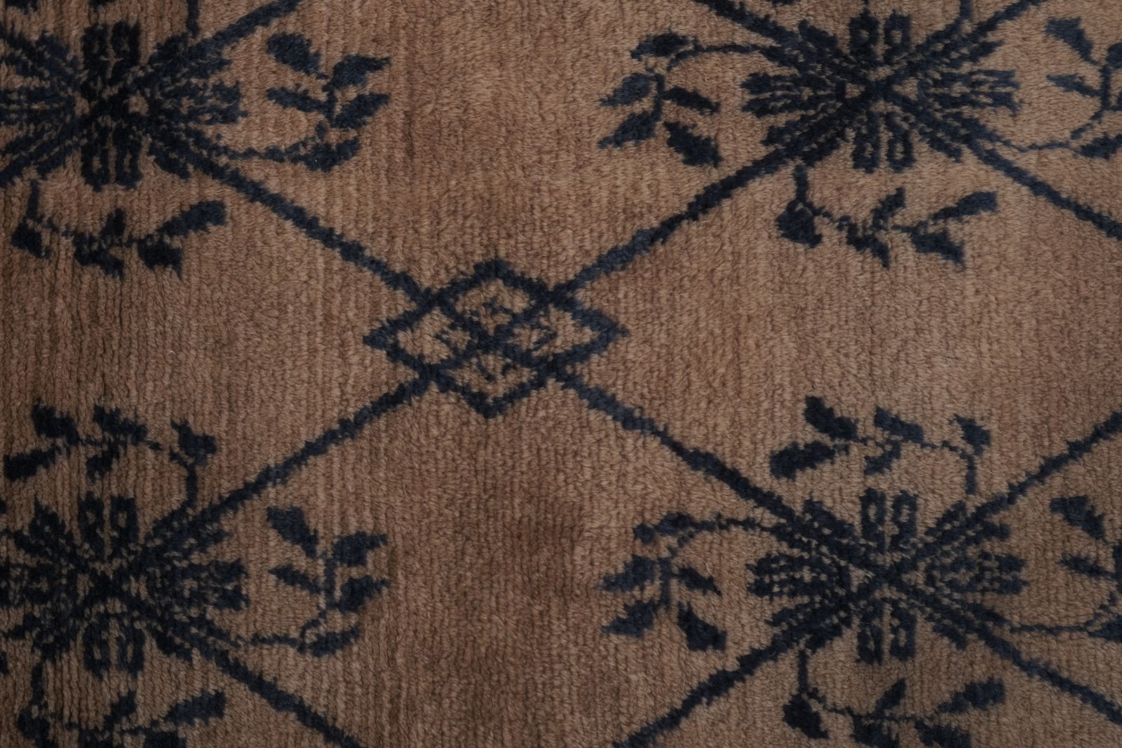 Vintage Angora Wool Turkish Shaggy Rug 3'9'' X 5'4'' photo vinterior