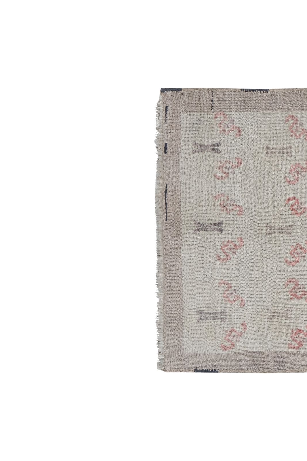 Vintage Faded Light Gray Turkish Oushak Rug 3'1'' X 6'1'' photo furniture