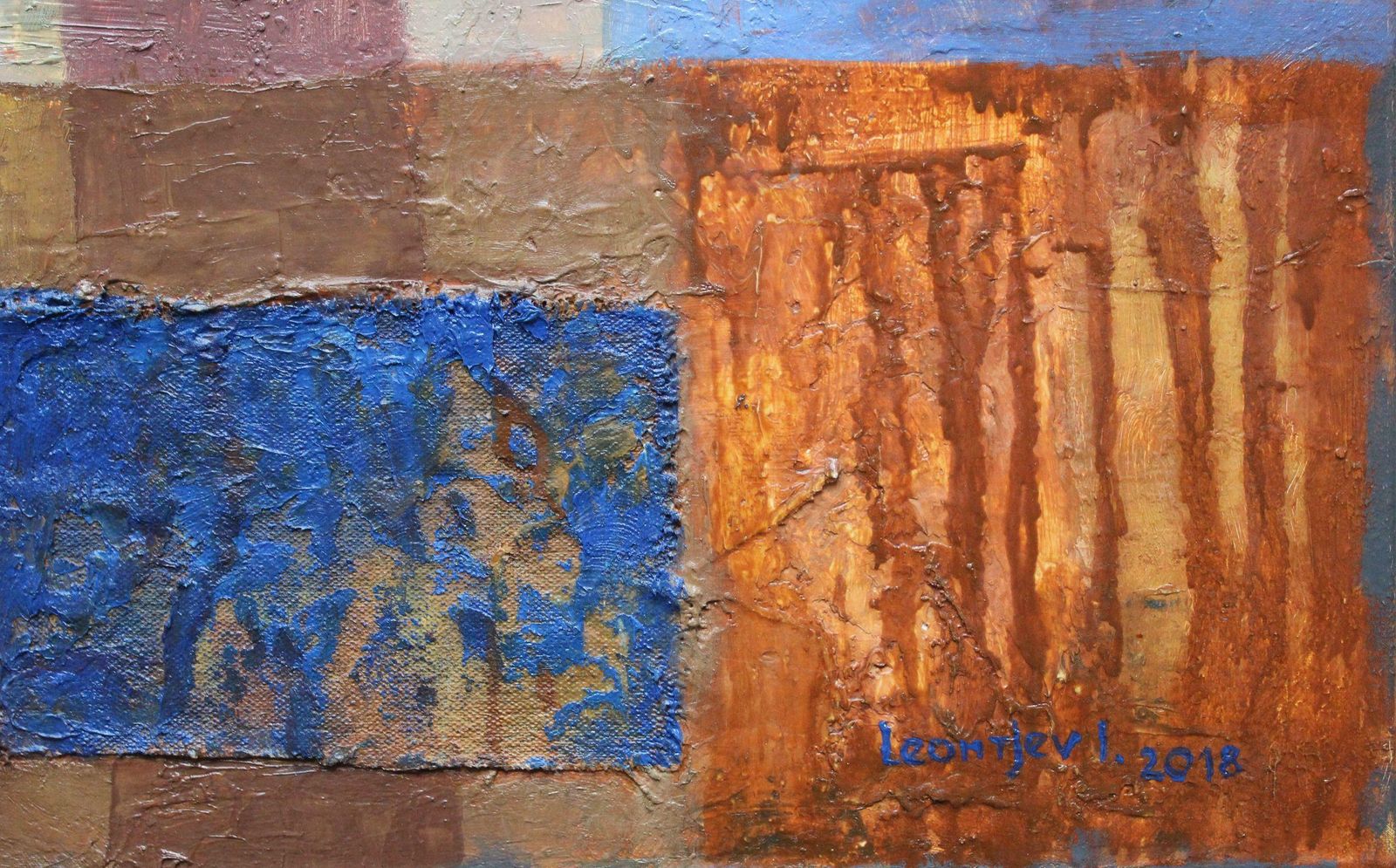 Igor Leontiev Quiet Water Sound. 2018, Canvas, Oil photo furniture