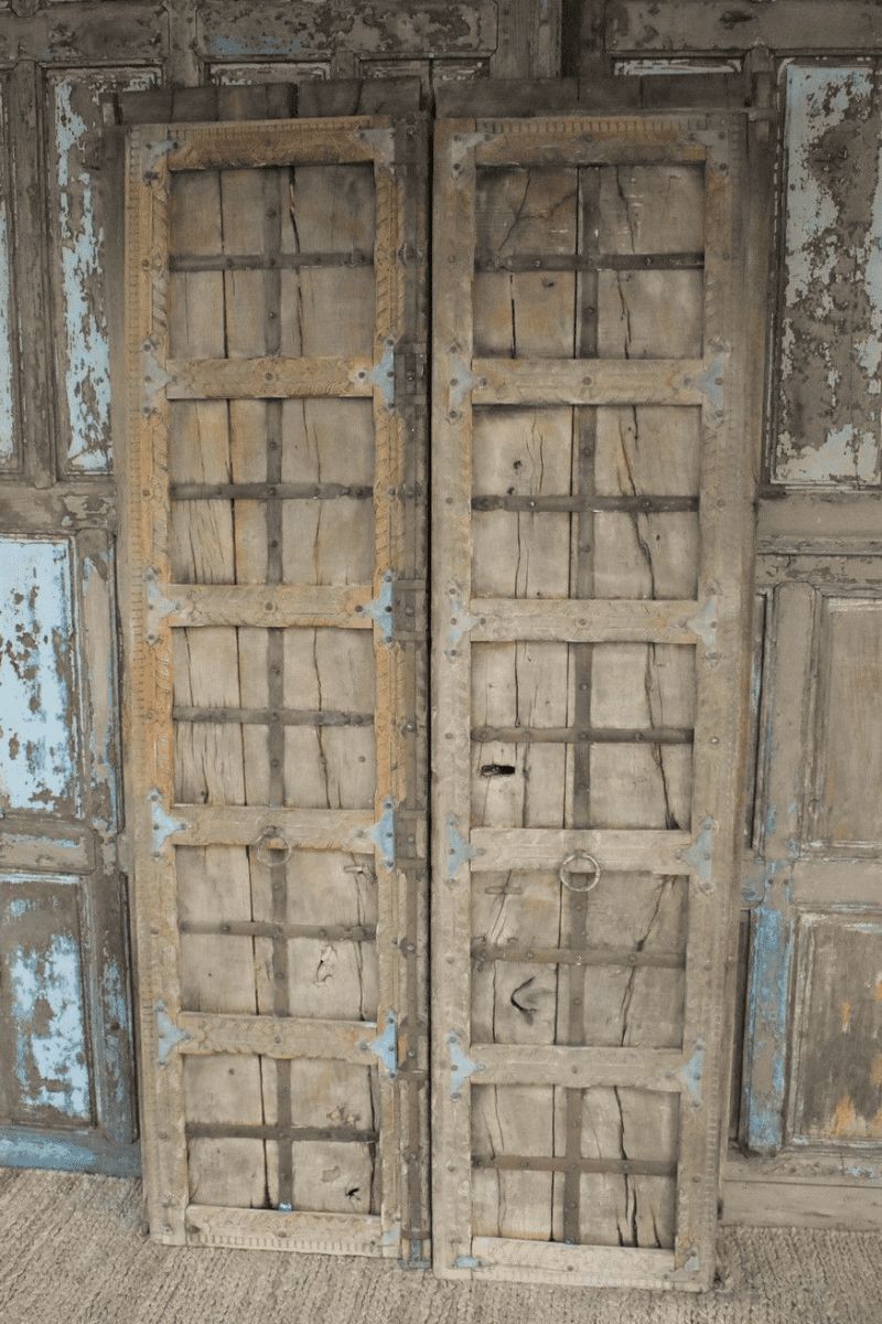 Pale Teak Haveli Doors, Nagaur, Rajasthan