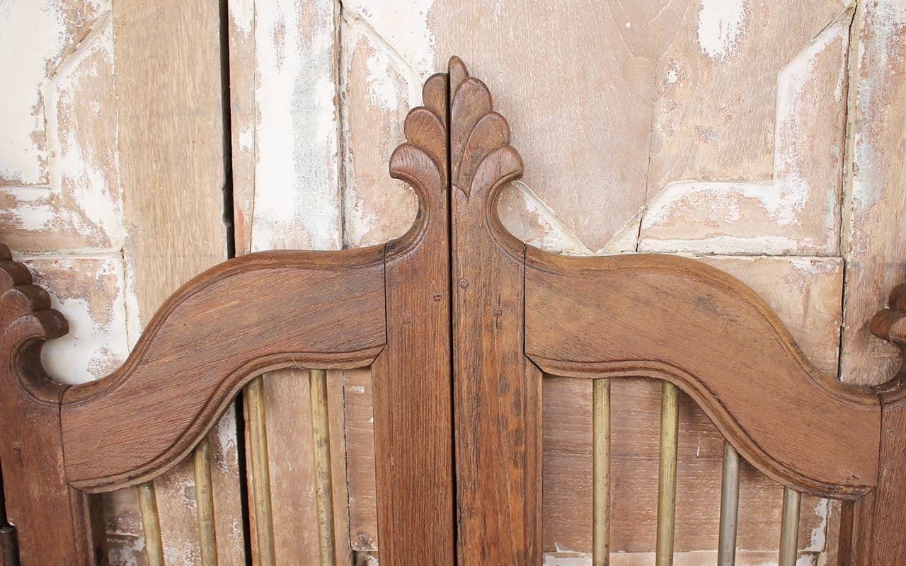 Antique Garden Gates In Teak Wood With Iron, Gujarat photo furniture
