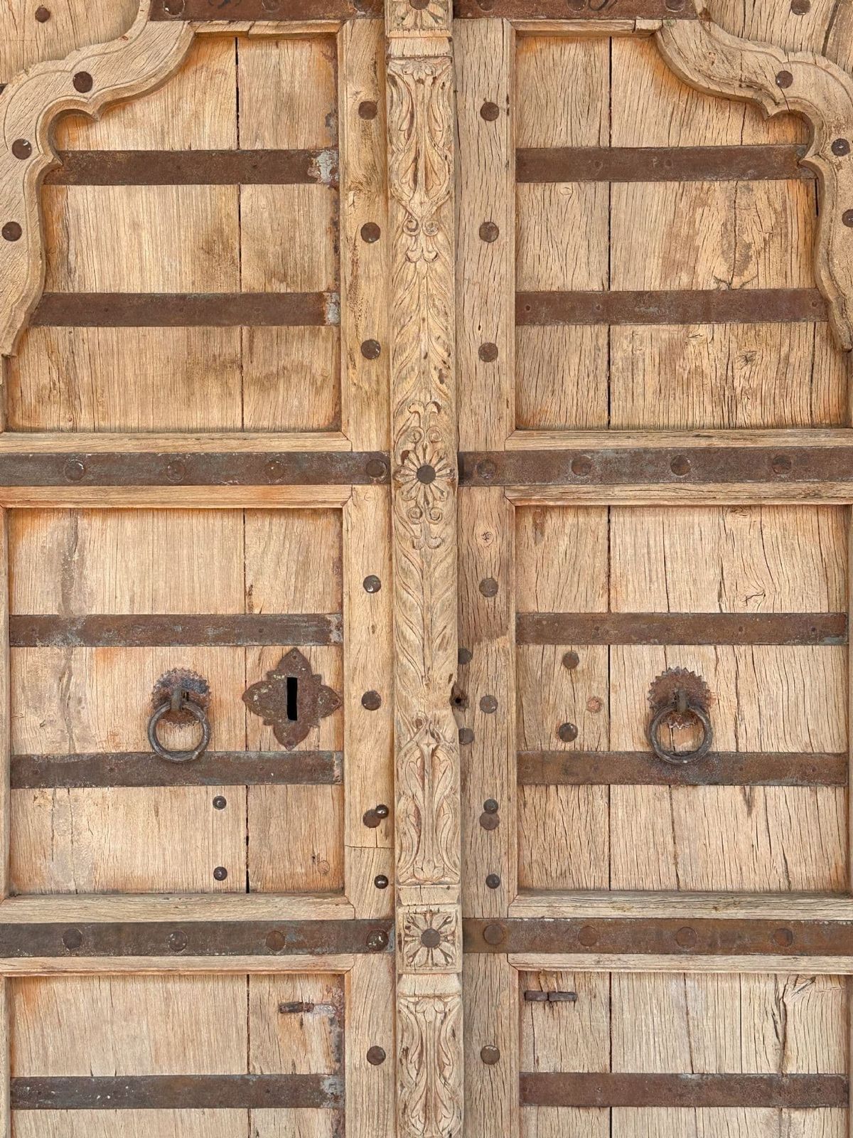 Bleached Wood Antique Door, Thar Desert photo furniture