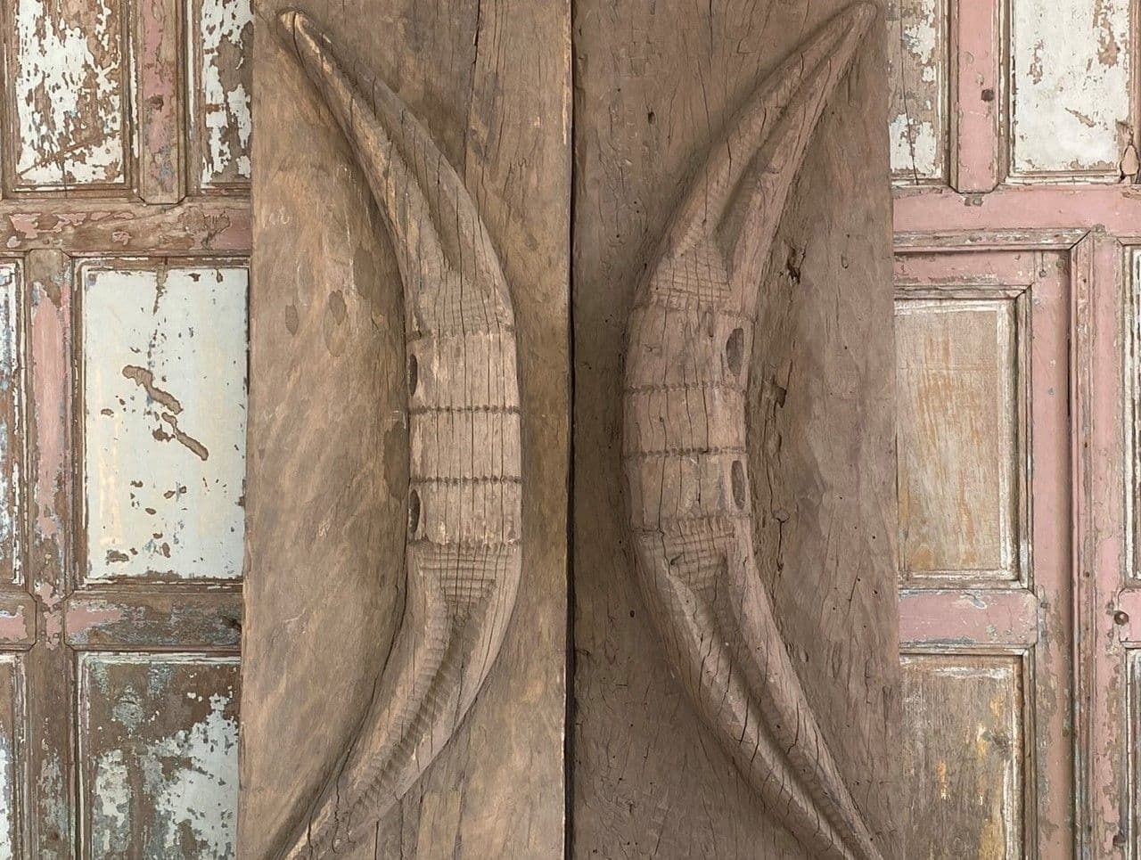 Rare Set Of Tribal Doors From Nagaland photo furniture