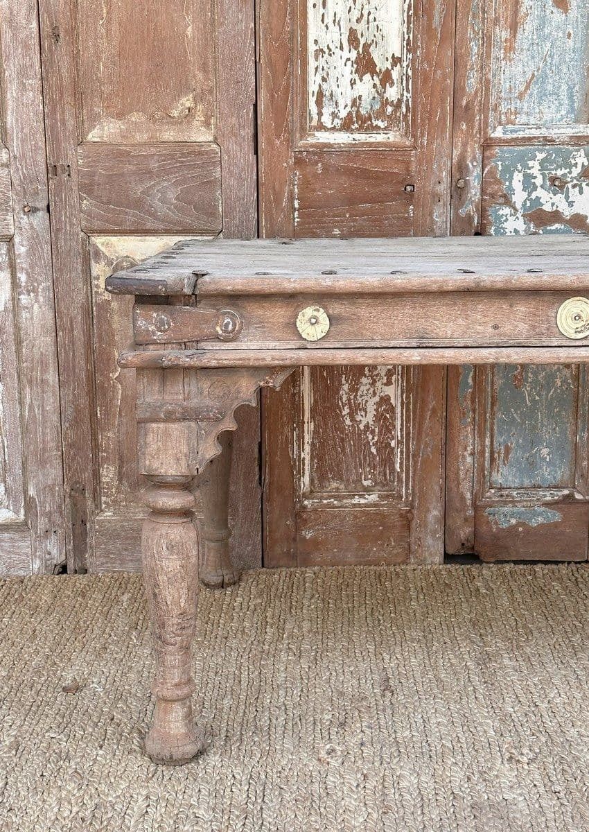 Antique Thakat Table From A Thakers Estate, Thar Desert Rajasthan photo 2995.0
