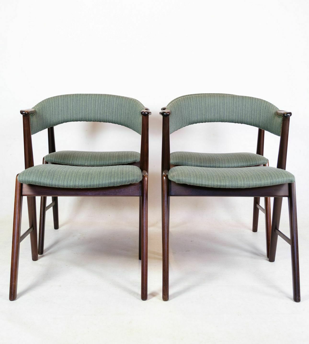 Set Of 4 Dining Room Chairs In Rosewood, Danish Design For Korup Stolefabrik From 1960s