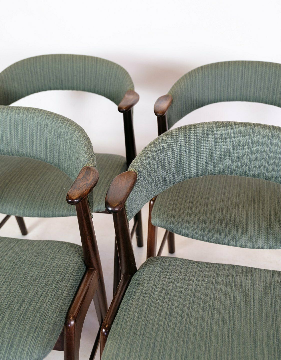 Set Of 4 Dining Room Chairs In Rosewood, Danish Design For Korup Stolefabrik From 1960s photo furniture