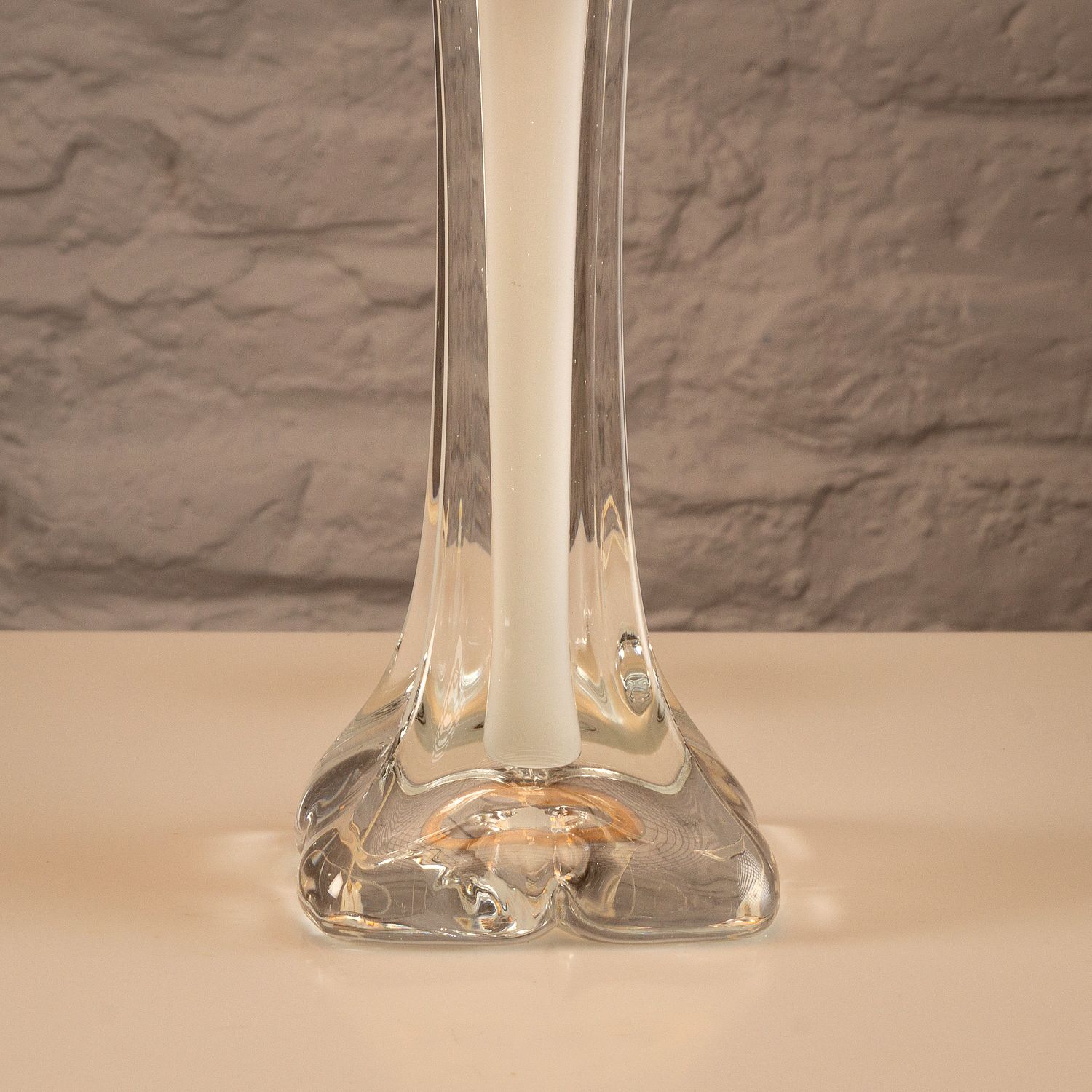 Glass Lamp By Paul Kedelv For Flygsfors Glasbruk, Sweden, 1960s photo 475.0