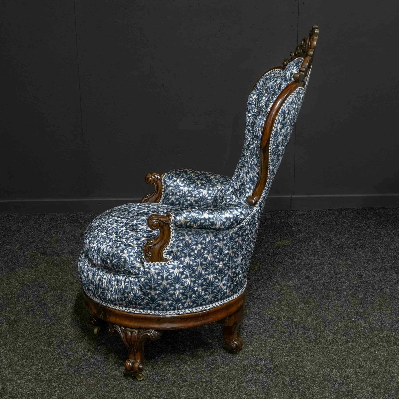 11300.0 Victorian Liner Chairs, 1800s, Rosewood photo